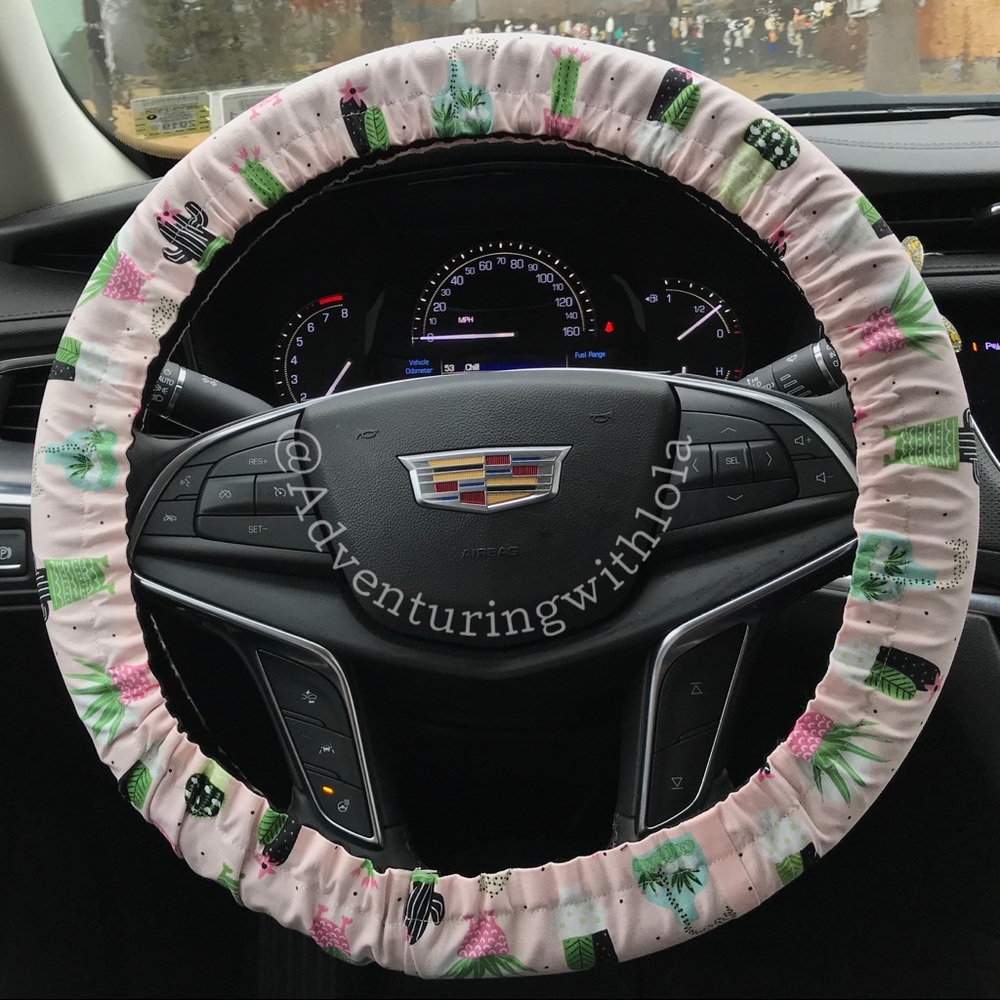 Cacti - Boho Hippie Cactus Steering Wheel Cover